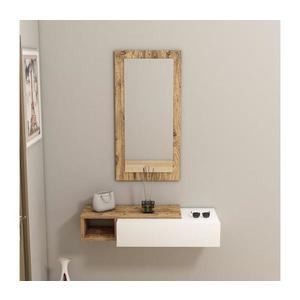 Hanah Home Sideboard Vien - Atlantic Pine, White obraz
