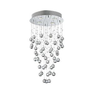 Luxera LUXERA - Křišťálový přisazený lustr NORR 4xGU10/50W/230V obraz