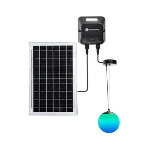 B.V. -LED RGB Solární lustr MESH 35W/3, 7V 8000 mAh 2700K-6500K IP65 pr. 30 cm obraz
