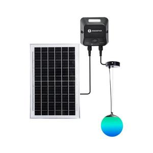B.V. -LED RGB Solární lustr MESH 35W/3, 7V 8000 mAh 2700K-6500K IP65 pr. 50 cm obraz