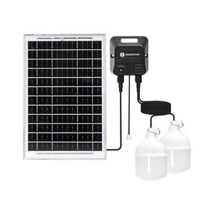 B.V. - LED Solární lustr 2xLED/35W/12V 6000 mAh 6500K pr. 10 cm obraz