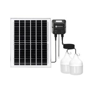 B.V. - LED Solární lustr 2xLED/70W/12V 12000 mAh 6500K pr. 12 cm obraz