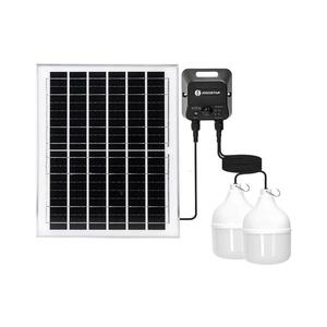 B.V. - LED Solární lustr se senzorem 2xLED/70W/12V 12000 mAh 6500K pr. 12 cm obraz