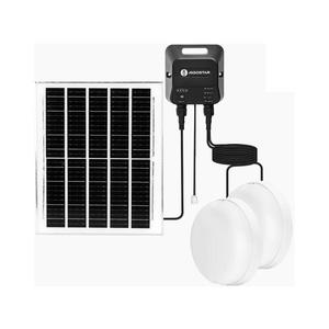 B.V. - LED Solární svítidlo 2xLED/70W/12V 12000 mAh 6500K pr. 20, 5 cm obraz