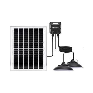 B.V. - LED Solární lustr 2xLED/70W/12V 12000 mAh 6500K pr. 23, 5 cm obraz