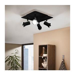 Eglo Eglo 780428 - LED Koupelnové bodové svítidlo BABILONE 4xGU10/3W/230V IP44 černá obraz