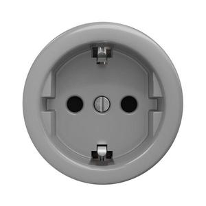 lap lap - Retro zásuvka domovní bez rámečku SCHUKO 230V/16A šedá obraz