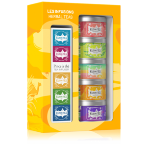Kusmi Tea Dárkový set Herbal teas s čajovým sítkem 21170A1150 obraz