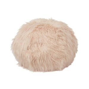 Růžový chlupatý pouf Yetty - Ø 55*55 cm 88530 obraz