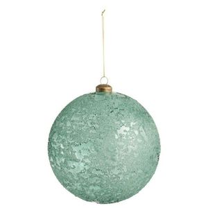 Vánoční skleněná azurová ozdoba - Ø 15 cm 87668 obraz