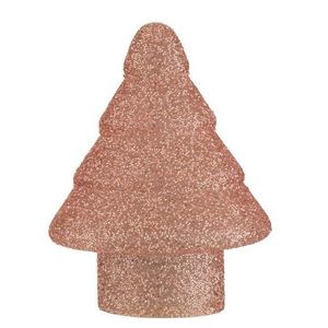Dekorační svítící růžový skleněný stromek Pearl pink - Ø 17*22cm 6106 obraz