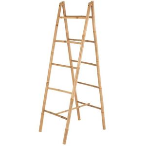 Bambusový věšák na ručníky žebřík Bamboo Pliable - 50*10*157 cm 11083 obraz