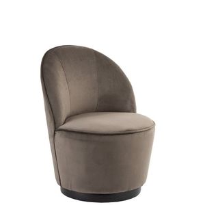 Sametové taupe klubové křeslo Cody - 57*57*73 cm 97752 obraz
