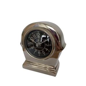 Stříbrné kovové stolní hodiny - 11 cm 025-13-5224-11 obraz
