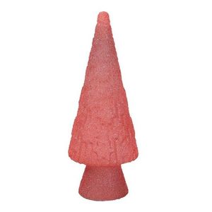 Dekorační růžový skleněný stromek Chris - Ø 14*34 cm 7404595 obraz