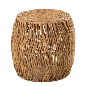 Přírodní odkládací stolek s výpletem z vodního hyacintu Maurice - Ø42*42cm 11272 obraz
