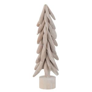 Přírodní dřevěný vánoční stromek s patinou z větviček Footy - Ø10*41 cm 25093 obraz