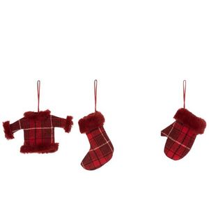 3ks vánoční vínová ozdoba - 18*2*15 cm 6729 obraz