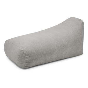 Světle šedý sedací vak z textilie bouclé Snug Long 140 – SLOWDOWN obraz