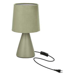 Zelená stolní lampa s textilním stínidlem (výška 24, 5 cm) Satti – Candellux Lighting obraz