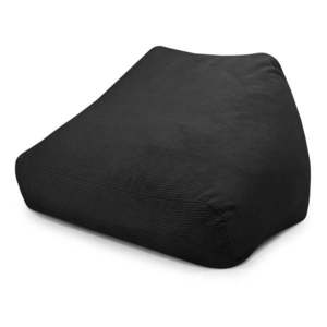 Černý manšestrový sedací vak Sofa Snug – SLOWDOWN obraz