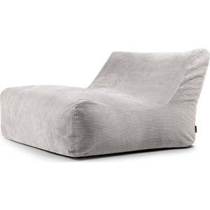 Světle šedý manšestrový sedací vak Sofa Lounge – SLOWDOWN obraz