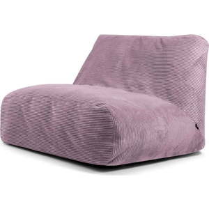Fialový manšestrový sedací vak Sofa Tube – SLOWDOWN obraz