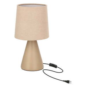 Béžová stolní lampa s textilním stínidlem (výška 24, 5 cm) Satti – Candellux Lighting obraz