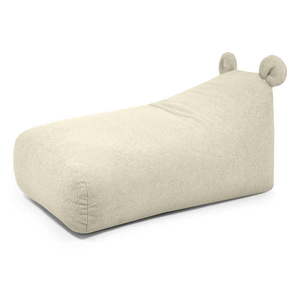 Krémový dětský sedací vak z textilie bouclé Snug 130 Bear – SLOWDOWN obraz