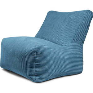Modrý manšestrový sedací vak Seat 100 Lounge – SLOWDOWN obraz