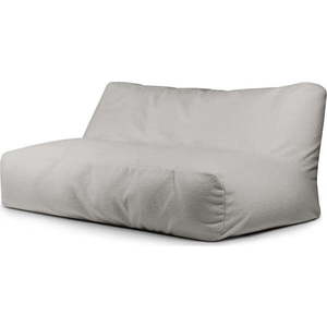 Světle šedý sedací vak z textilie bouclé Sofa Tube 190 – SLOWDOWN obraz