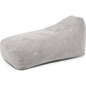 Světle šedý manšestrový sedací vak Snug Long 140 – SLOWDOWN obraz