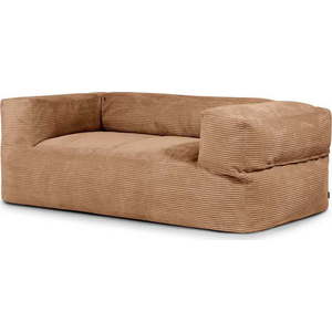 Hnědý manšestrový sedací vak Sofa MooG – SLOWDOWN obraz