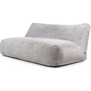 Světle šedý manšestrový sedací vak Sofa Tube 190 – SLOWDOWN obraz