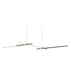 LED závěsné svítidlo ve stříbrné barvě Thasos – Candellux Lighting obraz