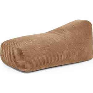 Hnědý manšestrový sedací vak Snug 130 – SLOWDOWN obraz