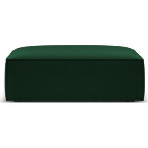 Tmavě zelená sametová podnožka Vanda – Mazzini Sofas obraz