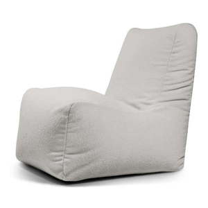 Světle šedý sedací vak z textilie bouclé Seat Lounge – SLOWDOWN obraz