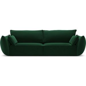 Tmavě zelená sametová pohovka 208 cm Vanda – Mazzini Sofas obraz