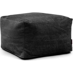 Černý manšestrový sedací vak Softbox MooG – SLOWDOWN obraz