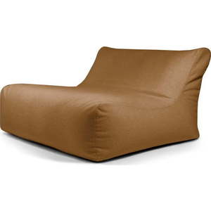 Hnědý sedací vak z textilie bouclé Sofa Lounge – SLOWDOWN obraz