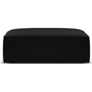 Černá sametová podnožka Vanda – Mazzini Sofas obraz