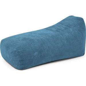 Modrý manšestrový sedací vak Snug Long 140 – SLOWDOWN obraz
