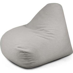 Světle šedý sedací vak z textilie bouclé Snug 100 – SLOWDOWN obraz