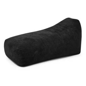 Černý manšestrový sedací vak Snug Long 140 – SLOWDOWN obraz