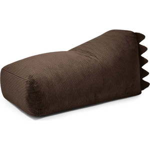 Tmavě hnědý manšestrový dětský sedací vak Snug 130 Dragon – SLOWDOWN obraz