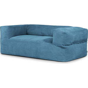 Modrý manšestrový sedací vak Sofa MooG – SLOWDOWN obraz