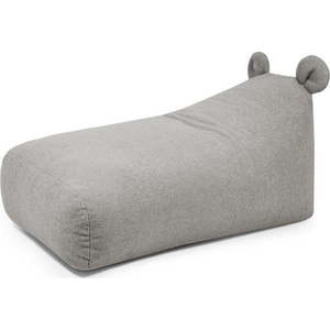 Světle šedý dětský sedací vak z textilie bouclé Snug 130 Bear – SLOWDOWN obraz