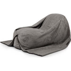 Tmavě šedý manšestrový dětský sedací vak Cocoon 120 – SLOWDOWN obraz