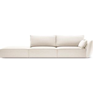 Béžová sametová pohovka pravý roh 264 cm Vanda – Mazzini Sofas obraz